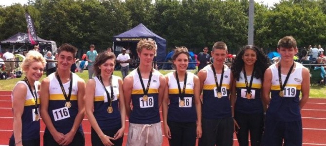 Club scoops medals at the 2011 Cheshire Relays